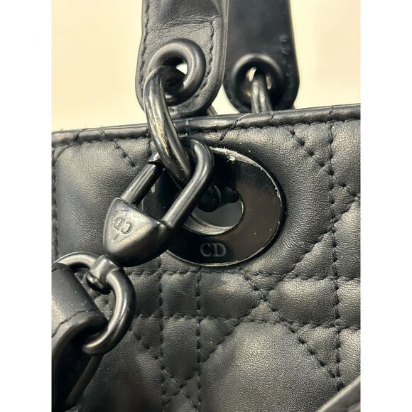 Christian Dior Small Lady Dior My ABCDior Bag Ultramatte Cannage SPBSAL 336647 - Picture 3 of 15